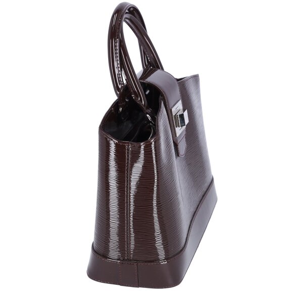 Louis Vuitton Mirabeau PM Epi Electric Handbag M40454 Prunnu Burgundy - Picture 5 of 8